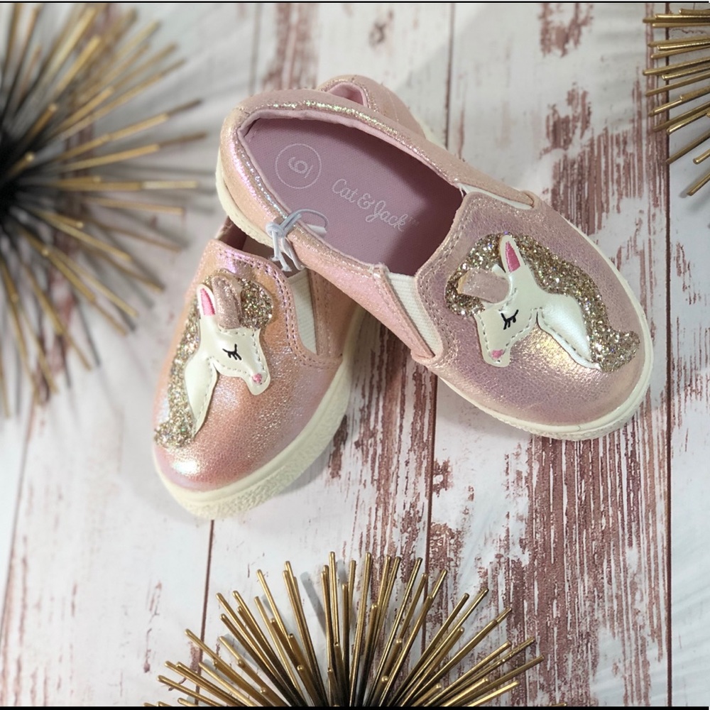 🦄Cat & Jack Toddler Girl Unicorn Sneakers